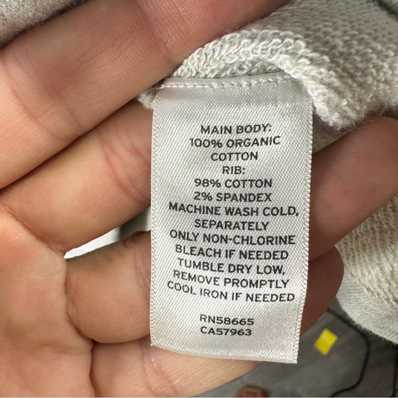 BP Grey Patchwork Heart Crewneck sz 1X - Picture 3 of 5